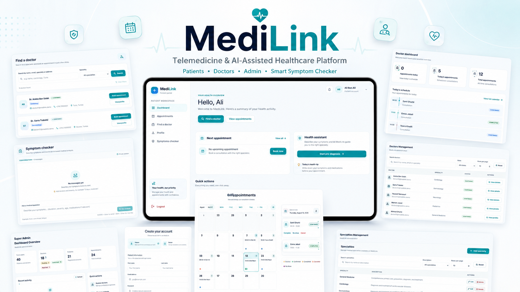 MediLink application screenshot