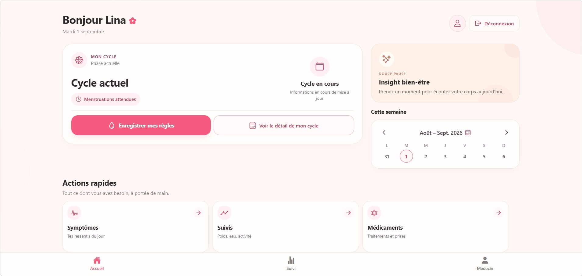 SOPK — Patient web dashboard